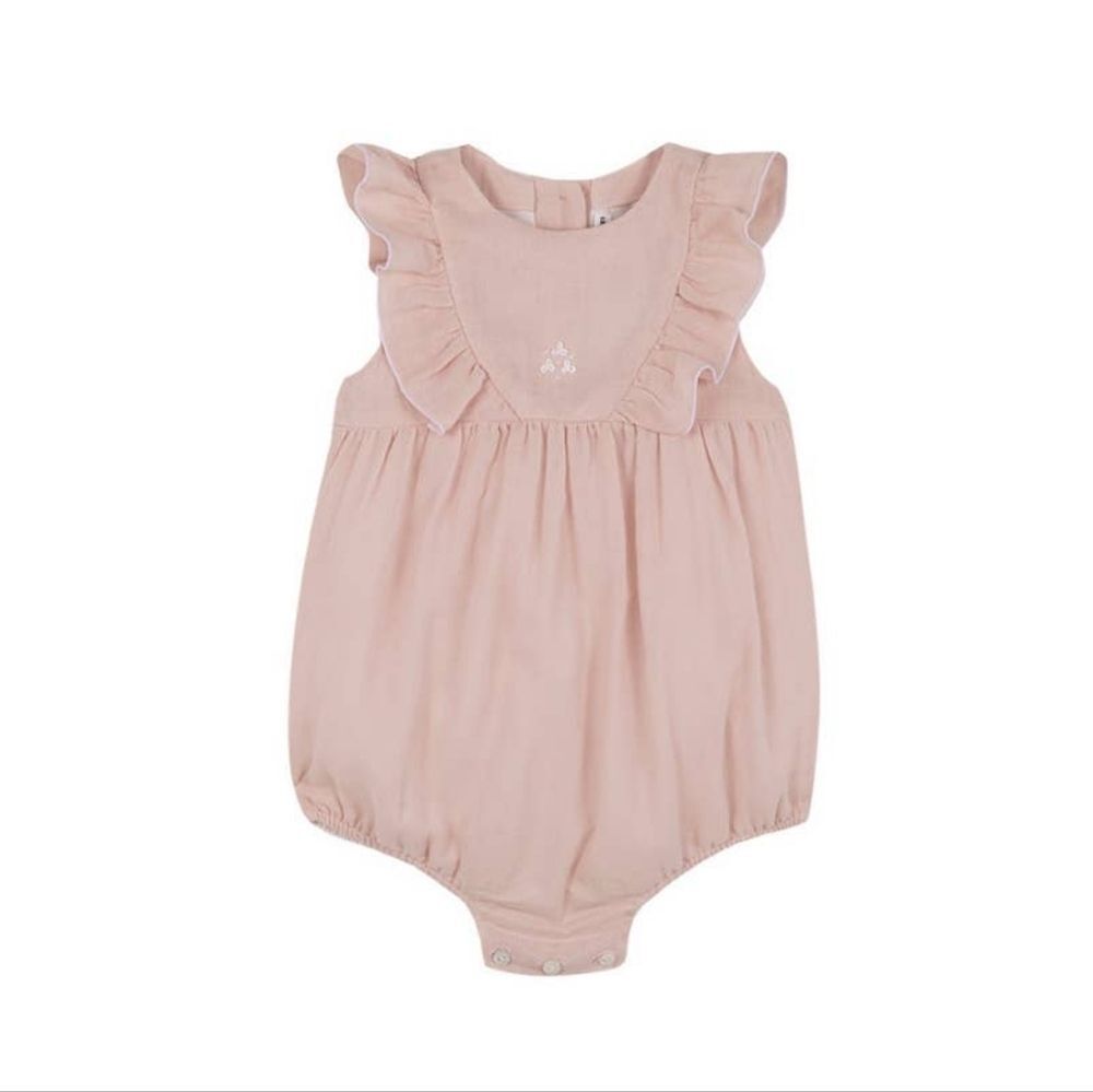 Twin & Chic | Embroidered Soft Romper